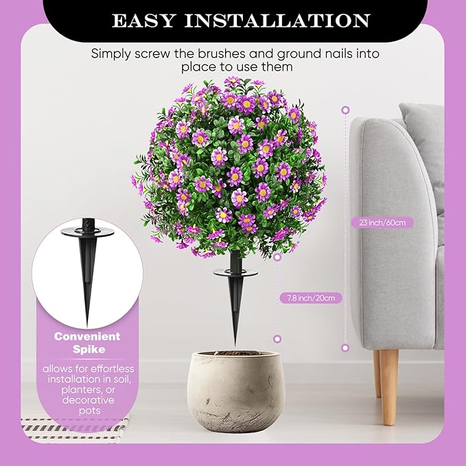 Artificial Topiary Bushes for Outdoors - Image 3