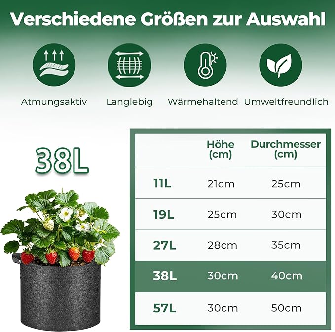 T4U Fabric Plant Grow Bags - Image 5
