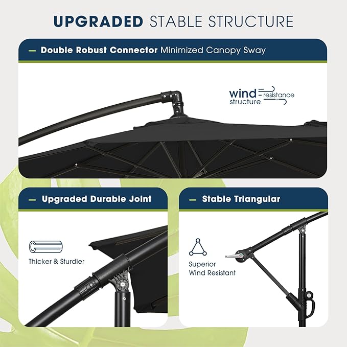 wikiwiki 10ft Patio Umbrella - Image 4