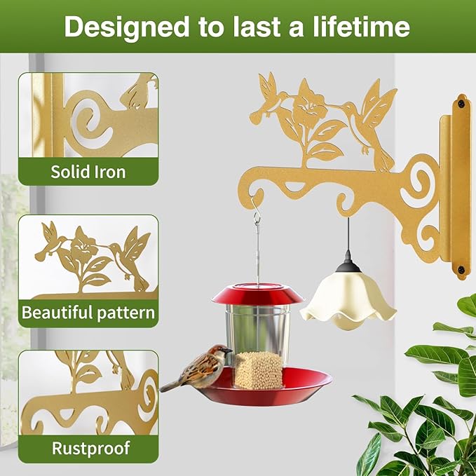 Elegant Bird Pattern Wall Hooks - Image 3