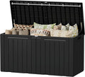 Devoko 100 Gallon Outdoor Storage Box, Waterproof Resin Deck Box by DEVOKO