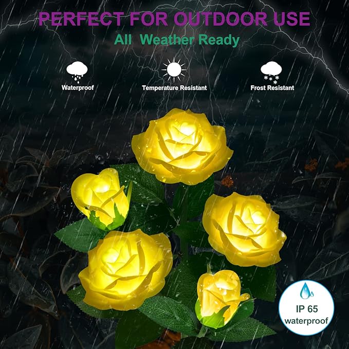 Solar Flower Lights Outdoor - Image 5