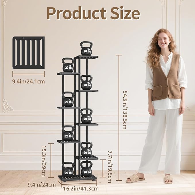 LASZOLA 7 Tier Plant Stand Indoors Outdoors - Image 2