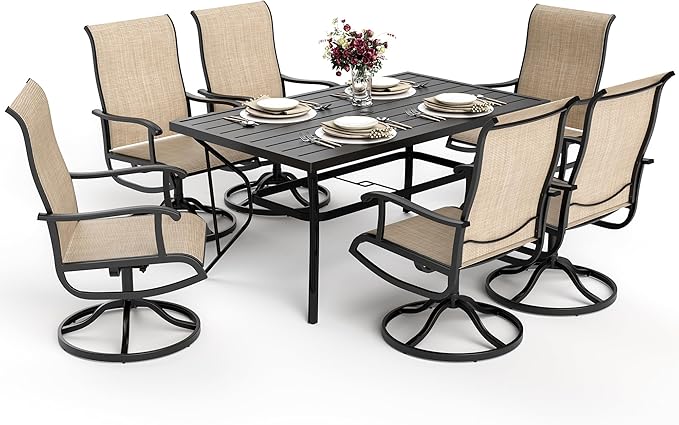 Pamapic 7-Piece Patio Dining Furniture Set by Pamapic