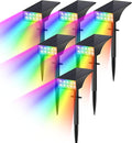 Solar Spot Lights Outdoor Color Changing, Christmas Landscape Spotlights by WENATY