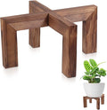 Plant Stand, Indoor/Outdoor Wood Plant Holder, Single Flower Pot Stand by Vigordream