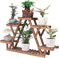 Wood Plant Stand Indoor, 6 Tiered Plant Shelf by COOGOU