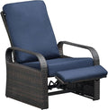 Art to Real Outdoor Wicker Recliner Chair by ATRARTTOREAL