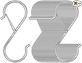 32 Pack S Hooks for Hanging, 3.5 inch Heavy Duty Metal S Hooks by Waitkey