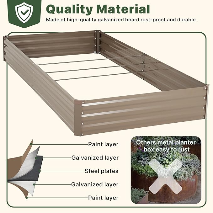 DTIG Galvanized Raised Garden Bed - Image 5
