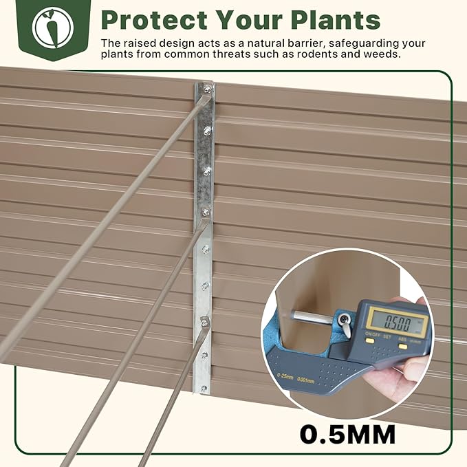 DTIG Galvanized Raised Garden Bed - Image 4