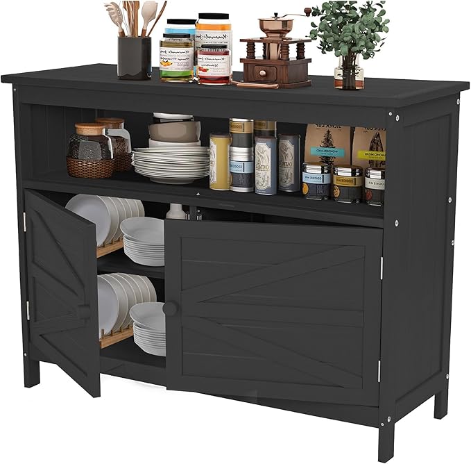 HIPS All-Weather Outdoor Storage Cabinet, Outdoor Sideboard by CONGFUTT