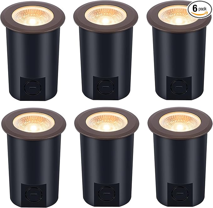 CLOUDY BAY 9W LED Landscape Well Lights, 2700K/3000K/3500K/4000K/5000K by CLOUDYBAY