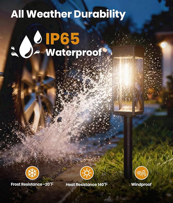 Solar Pathway Lights Outdoor, 8 Pack Bright Solar Lights Outdoor, Auto On/Off - Image 6