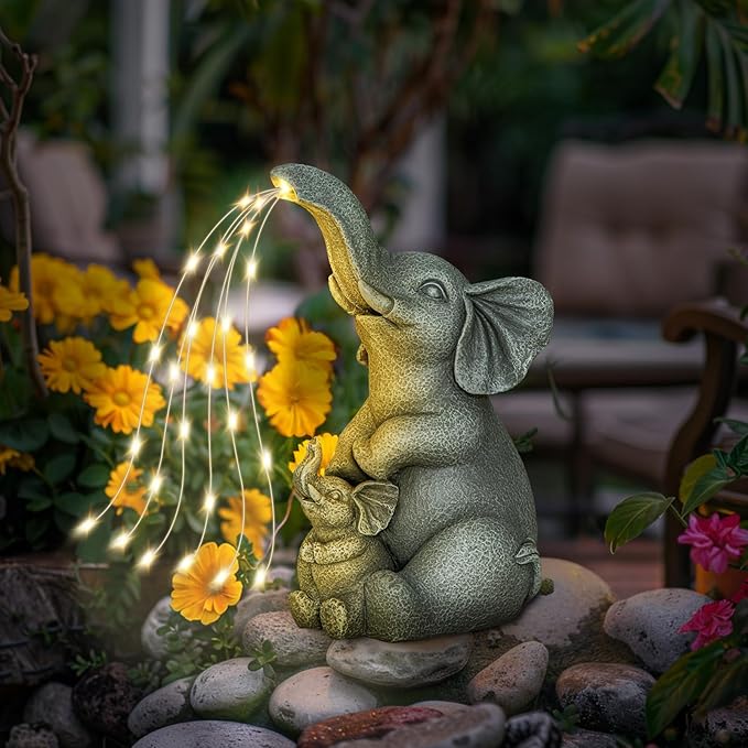 Solar Garden Outdoor Statue - Image 6