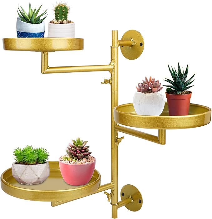 Rotating Window Plant Shelves by Unknown