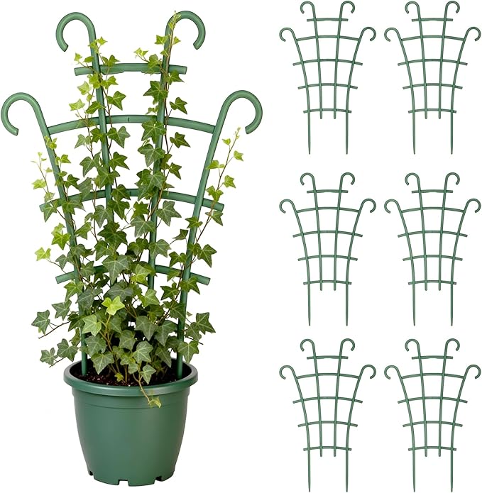 Plant Support Stakes, Stackable Plant Trellis by Unknown