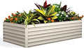 GarveeLife 8x4x2 ft Galvanized Raised Garden Bed, Rust-Resistant Raised Garden by GarveeLife