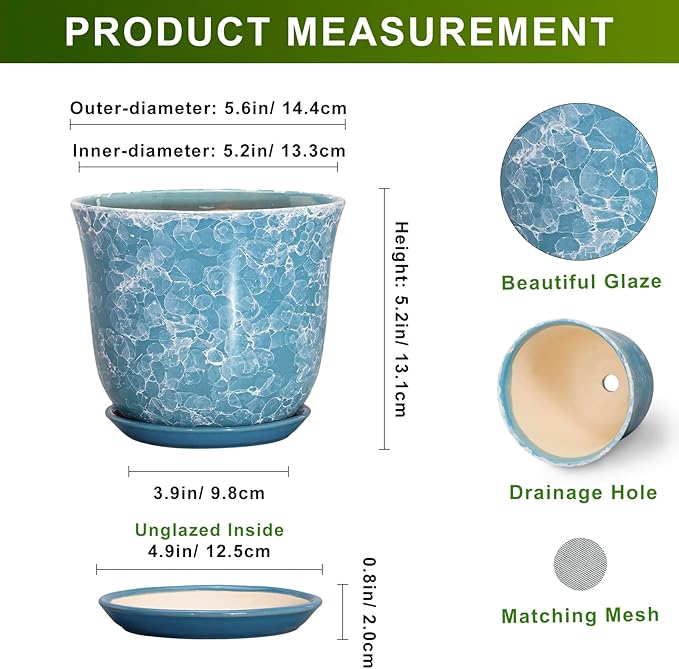 Ceramic Pots for Plants - Image 2