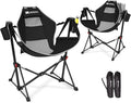 AKSOUL Hammock Camping Chair Swinging: Aluminum Alloy Adjustable Back Swinging by AKSOUL