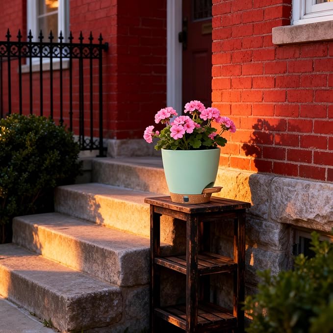 Self-Watering Plant Pots for Indoor Plants: 5/6 Inch Plastic Planter - Image 7