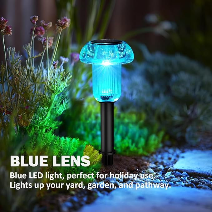 Easter Solar Pathway Lights Outdoor Decorative 4 Pack, Valentines Day Halloween - Image 2