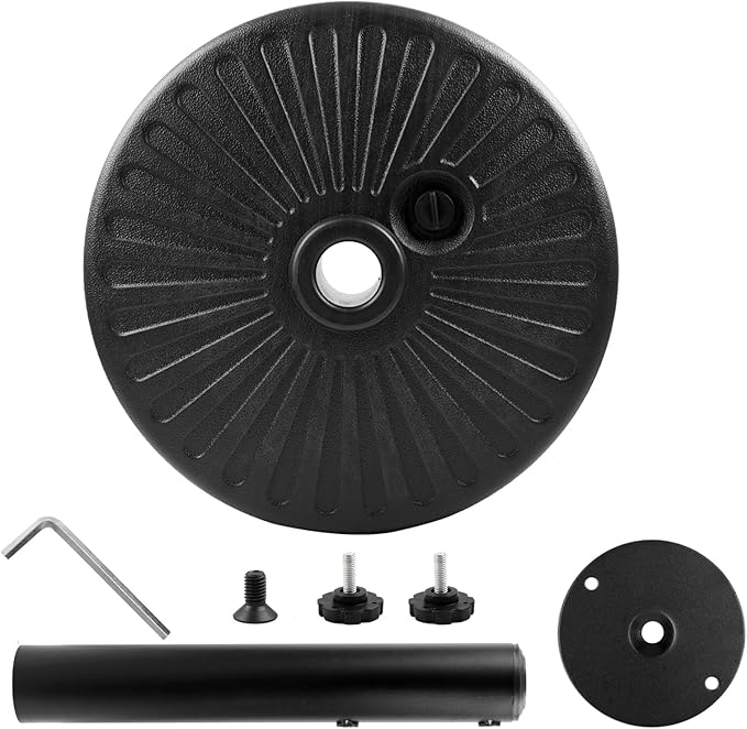 50LBS Round Umbrella Base Water Filled - Image 3