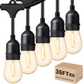 Svater Outdoor Led String Lights 36 FT, Patio Lights by Svater