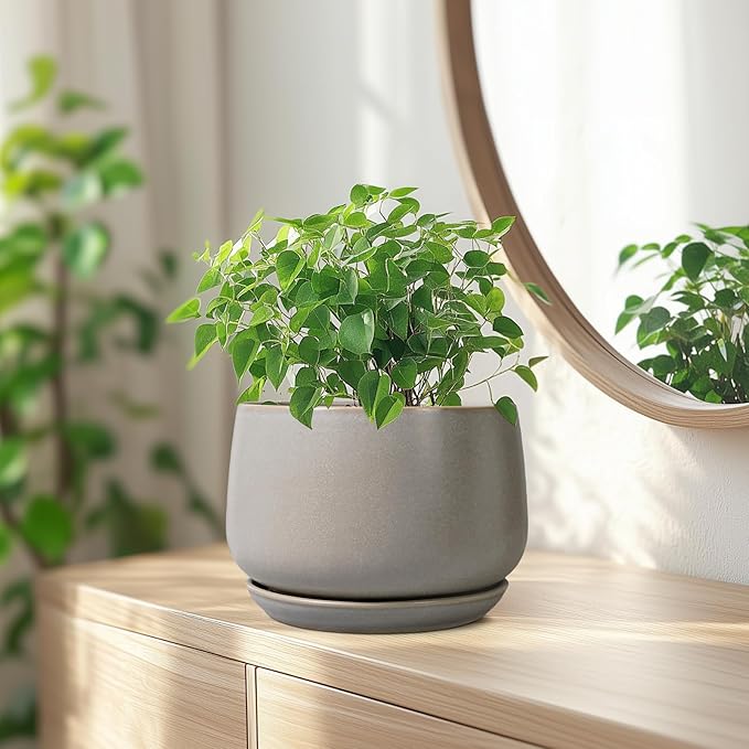 G EPGardening Ceramic Pots for Plants 7 Inch - Image 6