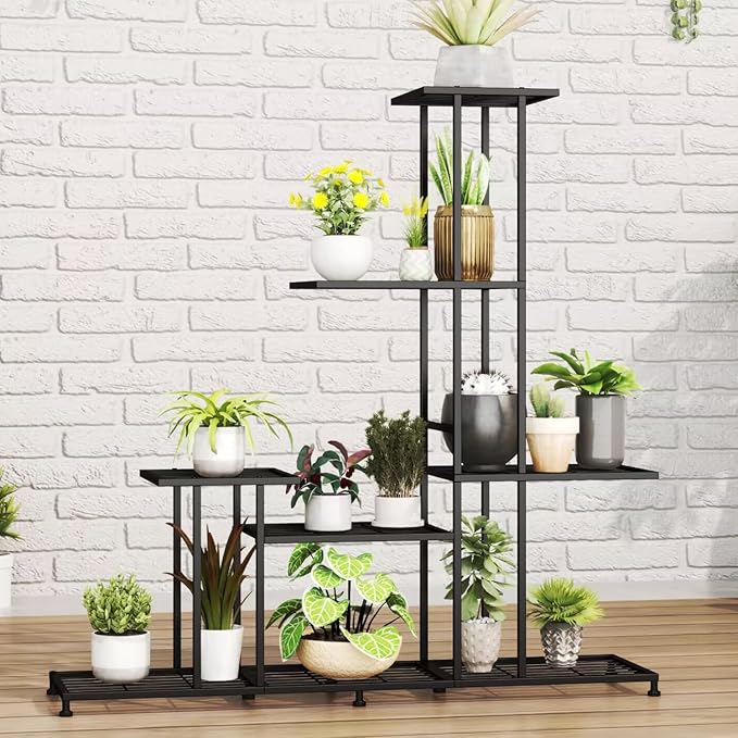 Twhep Heavy Duty Metal Plant Stand, 5 Tiers Multifunctional Plant Stand - Image 4