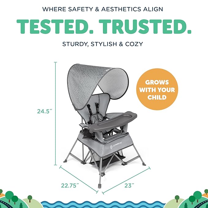 Baby Delight Go with Me Venture Portable Chair | Indoor and Outdoor | Sun - Image 4