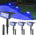 T-SUN Solar Spot Lights Outdoor, 4 Pack 49LED Landscape Spotlights, 2 Lighting by T-SUN
