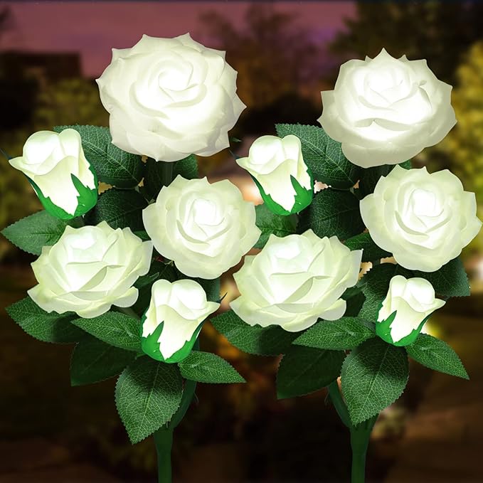 Solar Flower Lights Outdoor by LightYourLife