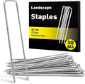 HongWay 28 Pack 6 Inch Landscape Staples, Garden Staples U Shape Tent Stakes by HongWay