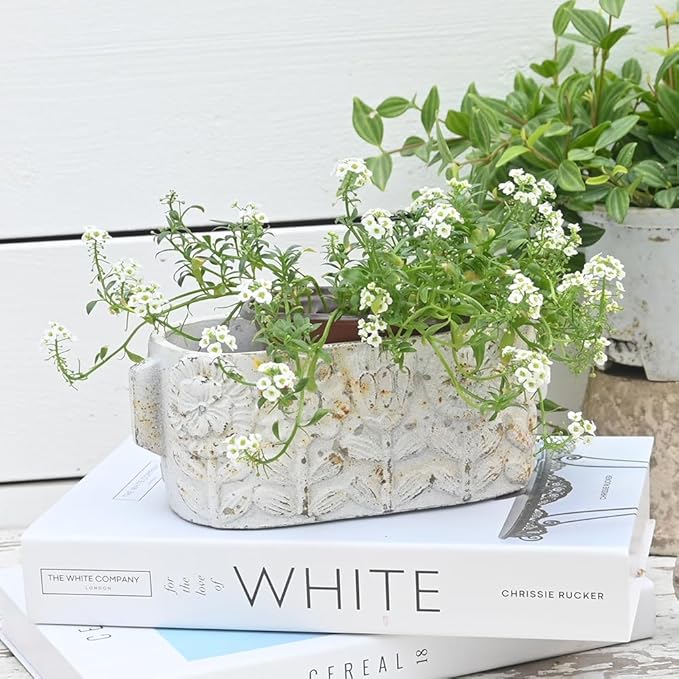8 inch Pots Planters Indoor Plants Succulent Pots Rectangle Window Box Cactus - Image 5