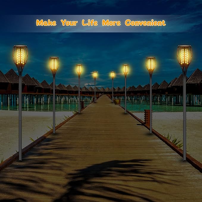 Chunful 8 Kit Solar Light Stakes Replacement Lame Lamp Extension Pole Ground - Image 7