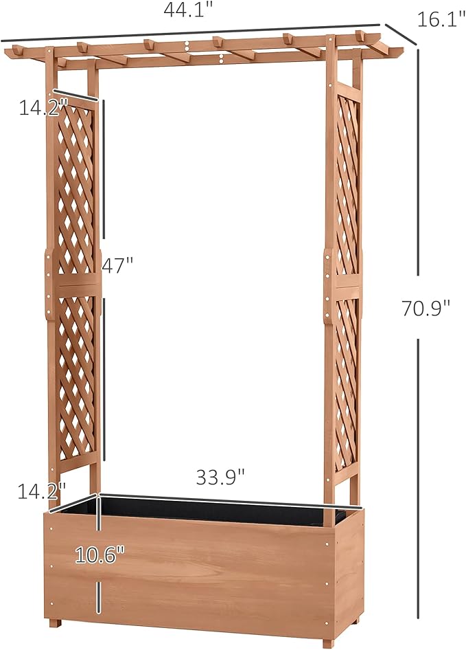 Outsunny Raised Garden Bed - Image 7