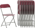 Hercules Series Plastic Folding Chair Red by FlashFurniture