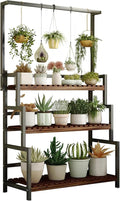 yeshine 3-Tier Hanging Plant Stand Indoor, 68 Inch Tall Metal Plant Shelf by yeshine