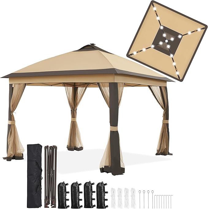Yaheetech 11'x11' Pop Up Gazebo Instant Tent by Yaheetech