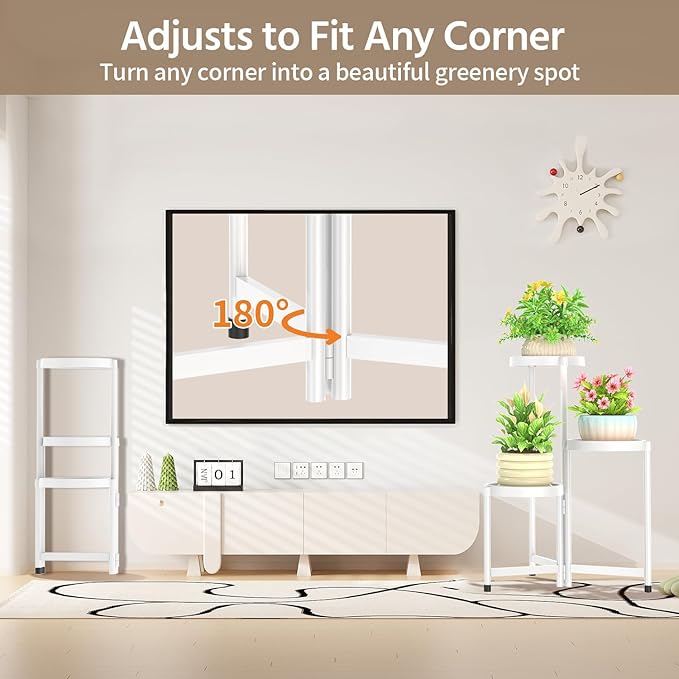 LASZOLA 3 Tiered Folding Plant Stand Indoor - Image 4