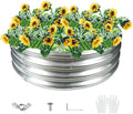Durable Round Galvanized Steel Raised Garden Bed by zbzbml