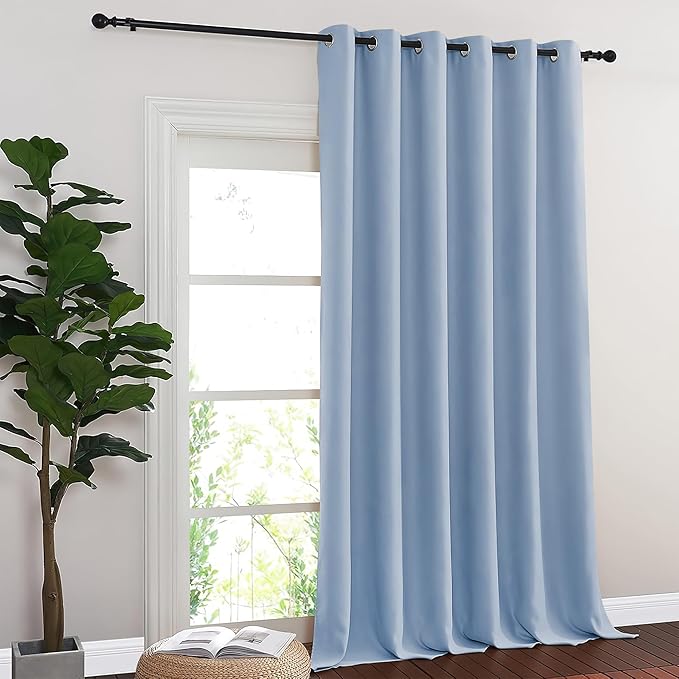 NICETOWN Sliding Door Curtain 108 Inches Long - Image 8