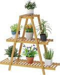 Plant Stand For Indoor Outdoor Tiered Plant Shelf 3 Tier 8 Potted Bamboo Flower by LifeTakesaDifferentTurn