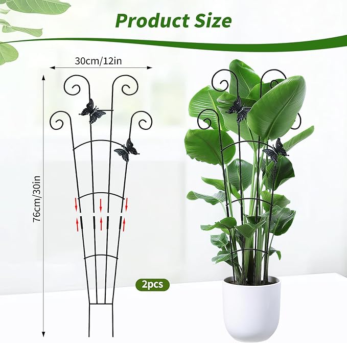 4 Pack 30 InchTaller Plant Trellis - Image 3