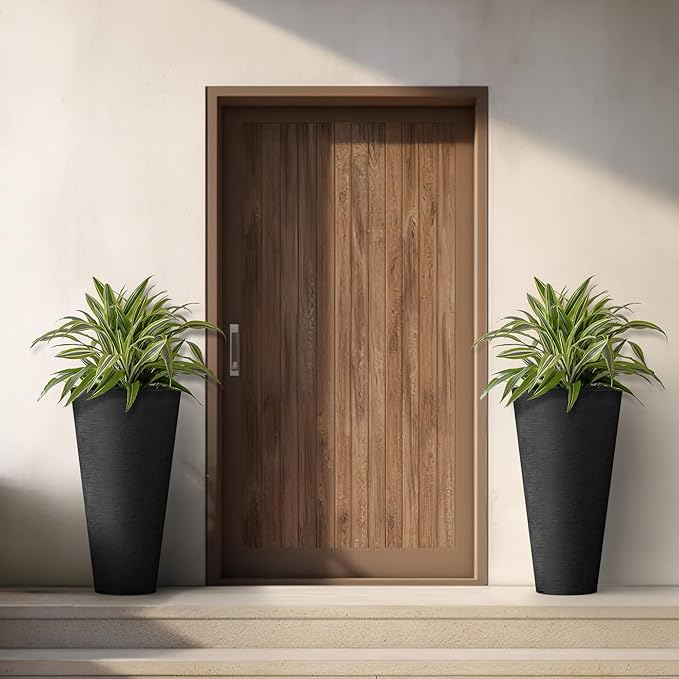 Kante Tall Round Planter Set of 2 - Image 6