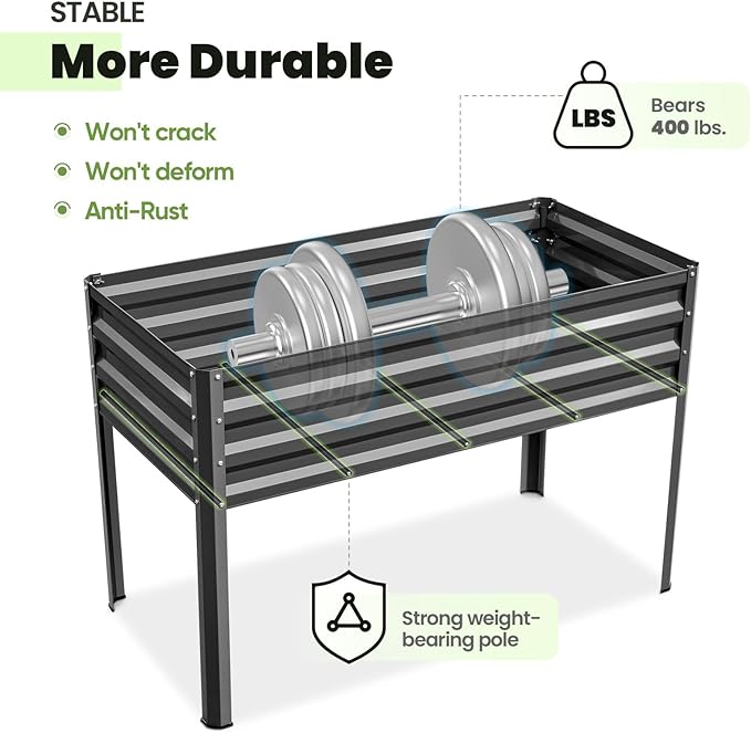 KING BIRD Large Raised Garden Bed - Image 4