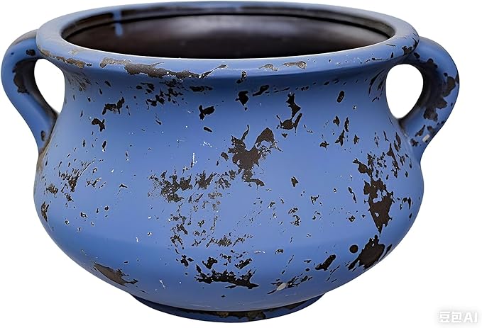 Goodman and Wife Egyptian Era Designed Earthen Ware Terra-Cotta Vessel/Planter by Goodman+and+Wife