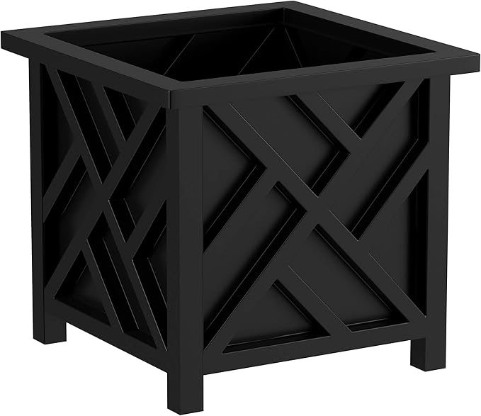 Lattice Design Outdoor Planter Box by PureGarden