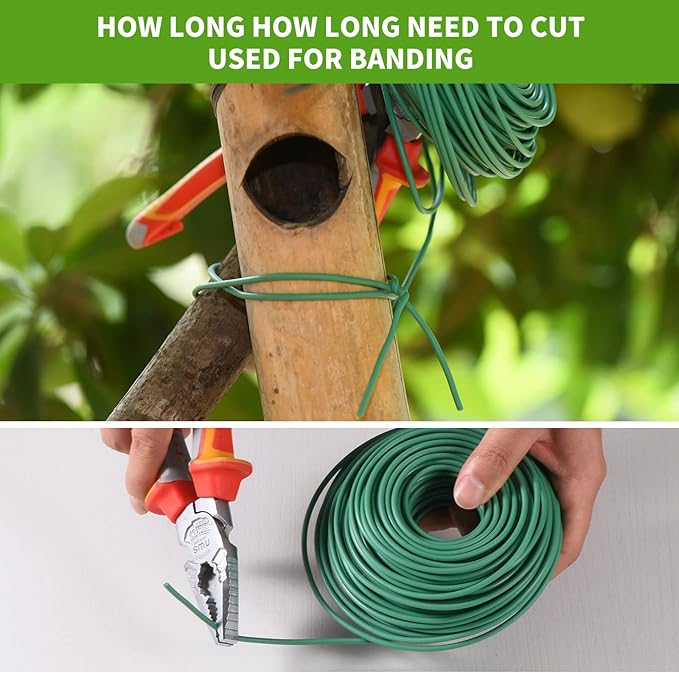 YDSL 88 feet Garden Flexible Wire, Soft Twist Plant Ties - Image 7